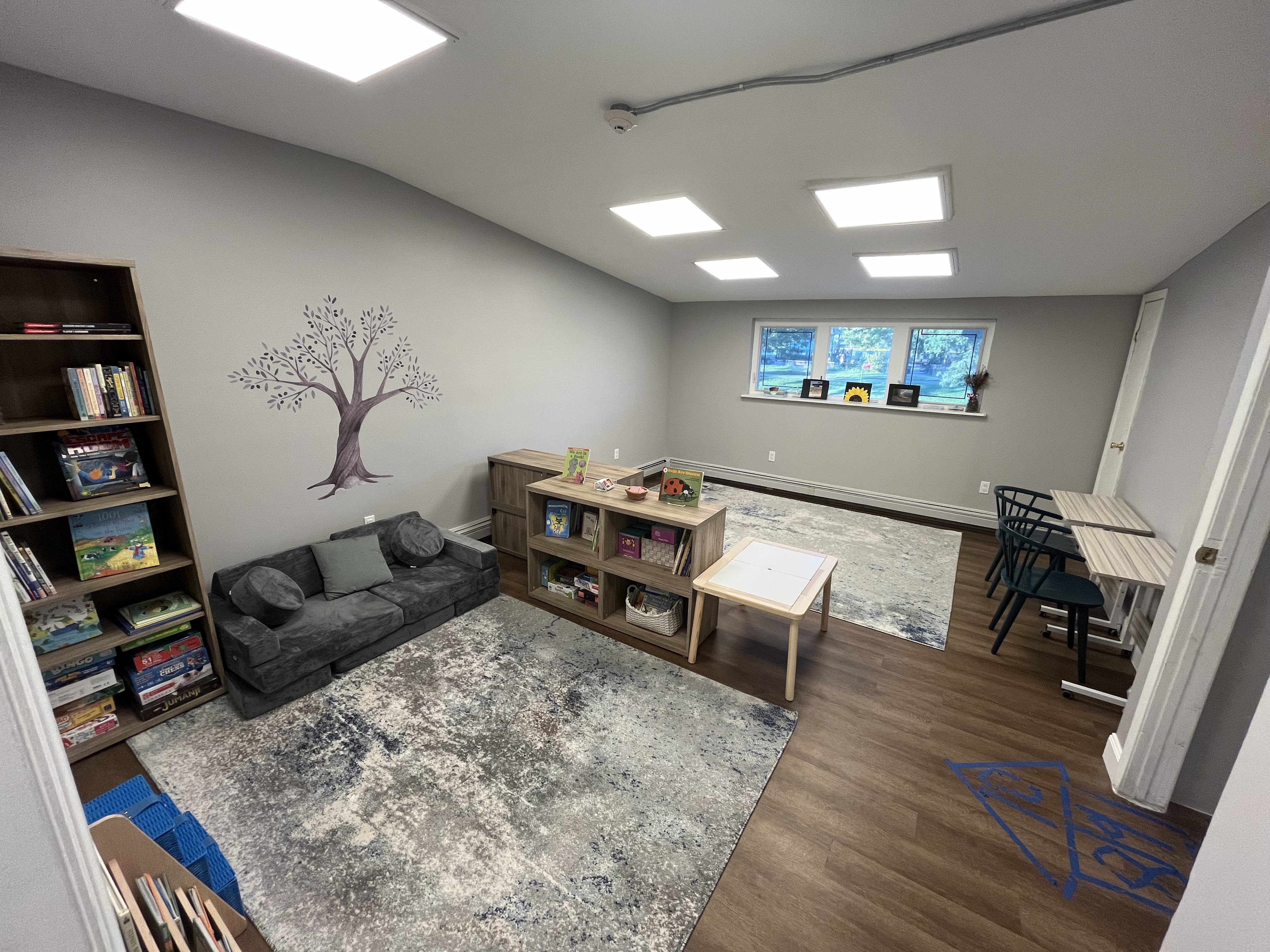 Interior view of the Elements Workspace environment.